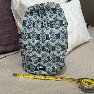 Vera Bradley large Ditty Bag with Leaf Pattern